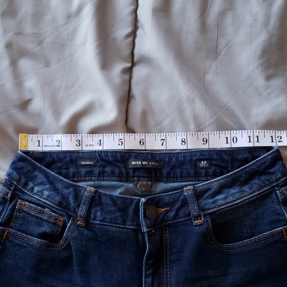Miss Me Girls Jeans Size 12 - Picture 6 of 7